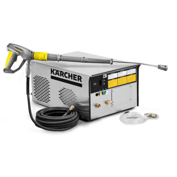 Karcher 1.106-604.0 HD Cabinet Pressure Washer for Hot Water 2000 Psi 3.9 Gpm 6 Hp 230V 1Ph 29 Amps 285Lbs 31x21x16 Freight Included