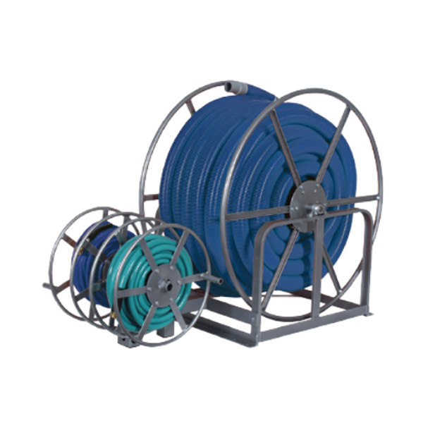 Hydramaster 000-163-552 Manual Live 300 Ft Vacuum Hose Reel Plus Garden And Solution, Triple Storage Reels No Hoses Inc R2336-518L