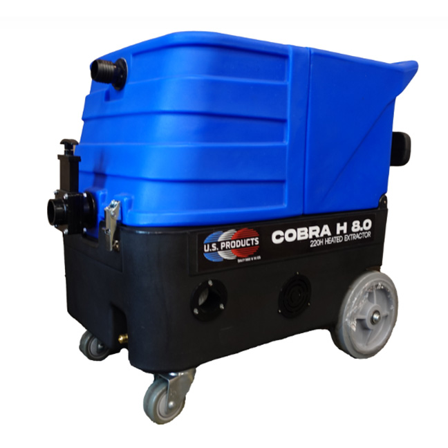 US Products 05-1008-002 Cobra 8.0 8Gal 220psi HEATED Dual 2 Stage Vac Carpet Cleaning Extractor Machine Only
